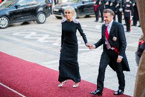 French President at Banquet At Guildhall - London