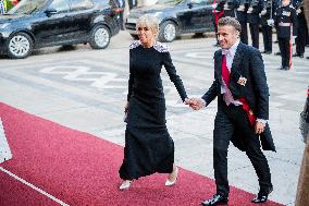 French President at Banquet At Guildhall - London