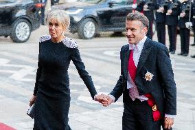 French President at Banquet At Guildhall - London