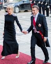 French President at Banquet At Guildhall - London