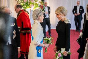 French President at Banquet At Guildhall - London