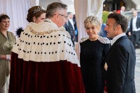 French President at Banquet At Guildhall - London