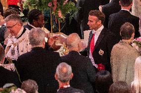 French President at Banquet At Guildhall - London