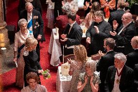 French President at Banquet At Guildhall - London