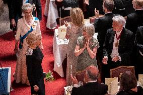 French President at Banquet At Guildhall - London