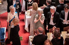 French President at Banquet At Guildhall - London