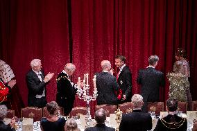 French President at Banquet At Guildhall - London