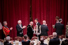 French President at Banquet At Guildhall - London