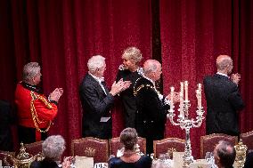 French President at Banquet At Guildhall - London