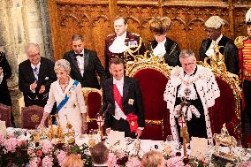 French President at Banquet At Guildhall - London