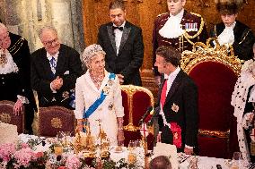 French President at Banquet At Guildhall - London