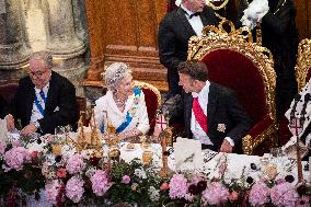 French President at Banquet At Guildhall - London
