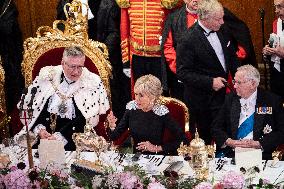 French President at Banquet At Guildhall - London