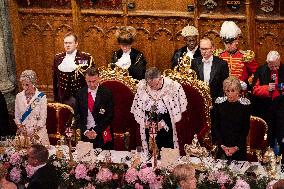 French President at Banquet At Guildhall - London