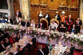 French President at Banquet At Guildhall - London