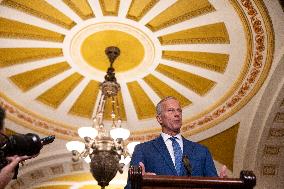 Thune Meets Press Following Weekly Republican Policy Luncheon