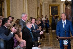 Thune Meets Press Following Weekly Republican Policy Luncheon