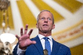 Thune Meets Press Following Weekly Republican Policy Luncheon