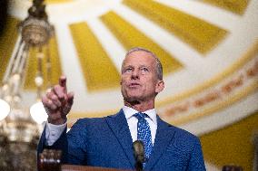 Thune Meets Press Following Weekly Republican Policy Luncheon