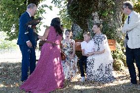 NO TABLOIDS WEB & PRINT - Princely Family of Monaco in Visit  - Carlat