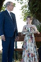 NO TABLOIDS WEB & PRINT - Princely Family of Monaco in Visit  - Carlat