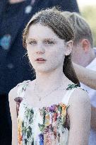 NO TABLOIDS WEB & PRINT - Princely Family of Monaco in Visit  - Carlat