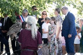 NO TABLOIDS WEB & PRINT - Princely Family of Monaco in Visit  - Carlat