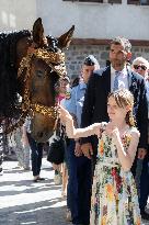 NO TABLOIDS WEB & PRINT - Princely Family of Monaco in Visit -Mur de Barrez