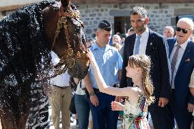 NO TABLOIDS WEB & PRINT - Princely Family of Monaco in Visit -Mur de Barrez