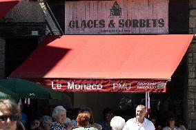 NO TABLOIDS WEB & PRINT - Princely Family of Monaco in Visit  - Mur de Barrez
