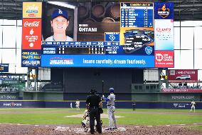 Baseball: Dodgers vs. Brewers