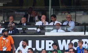 Celebs At The Semi Final PSG v Real Madrid - NJ