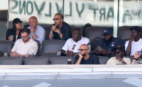Celebs At The Semi Final PSG v Real Madrid - NJ