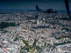 Final Aerial Parade Over the Champs-Élysées