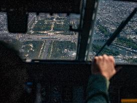 Final Aerial Parade Over the Champs-Élysées