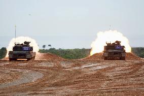 Artillery drill in Taiwan