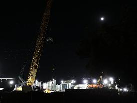 Dozens of Workers Rescued in Tunnel Collapse - LA