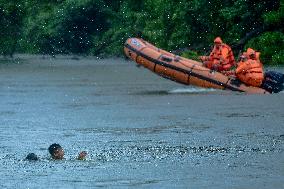 Flood and Landslide Mock Drill - India