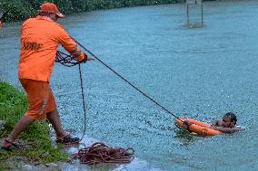 Flood and Landslide Mock Drill - India