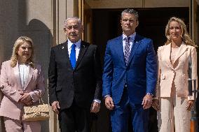 Pete Hegseth Meets PM Netanyahu - Washington