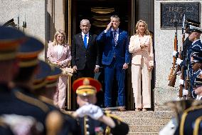 Pete Hegseth Meets PM Netanyahu - Washington