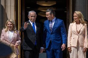 Pete Hegseth Meets PM Netanyahu - Washington