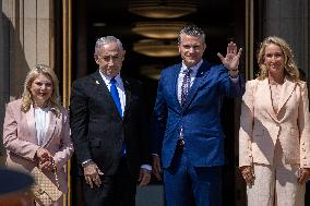 Pete Hegseth Meets PM Netanyahu - Washington