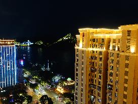 Urban Electricity Night View