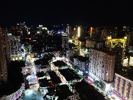 Urban Electricity Night View