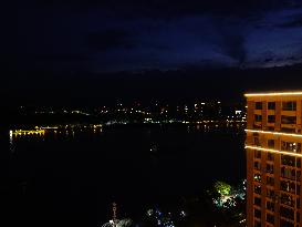 Urban Electricity Night View