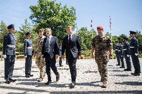 Starmer And Macron Visit NATO Maritime Command - London