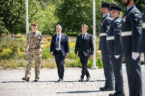 Starmer And Macron Visit NATO Maritime Command - London