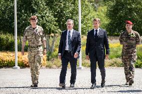 Starmer And Macron Visit NATO Maritime Command - London