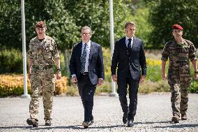 Starmer And Macron Visit NATO Maritime Command - London